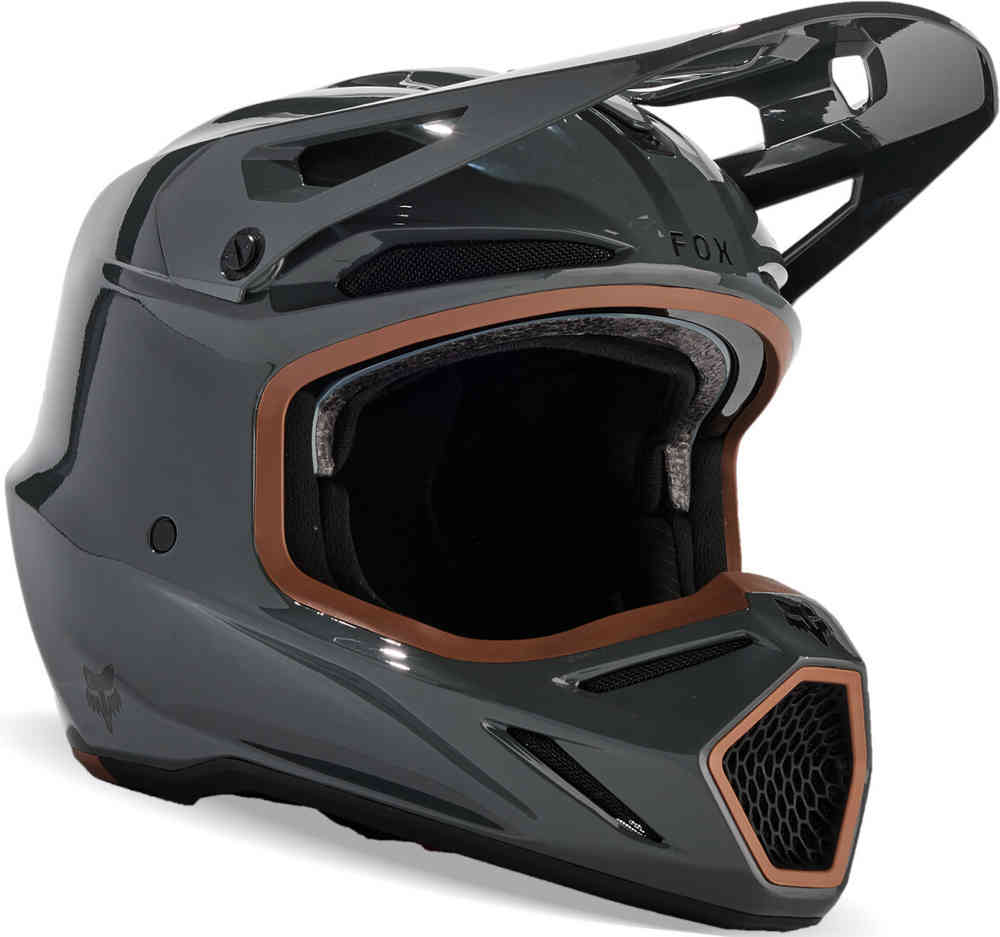 FOX V3 RS Carbon Solid MIPS Motocross Helm
