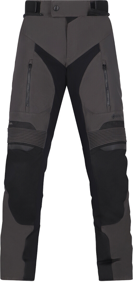 Side view of Richa Cyclone 2 Gore-Tex waterproof Ladies Motorcycle Textile Pants, black-grey, Size 4XL for Women