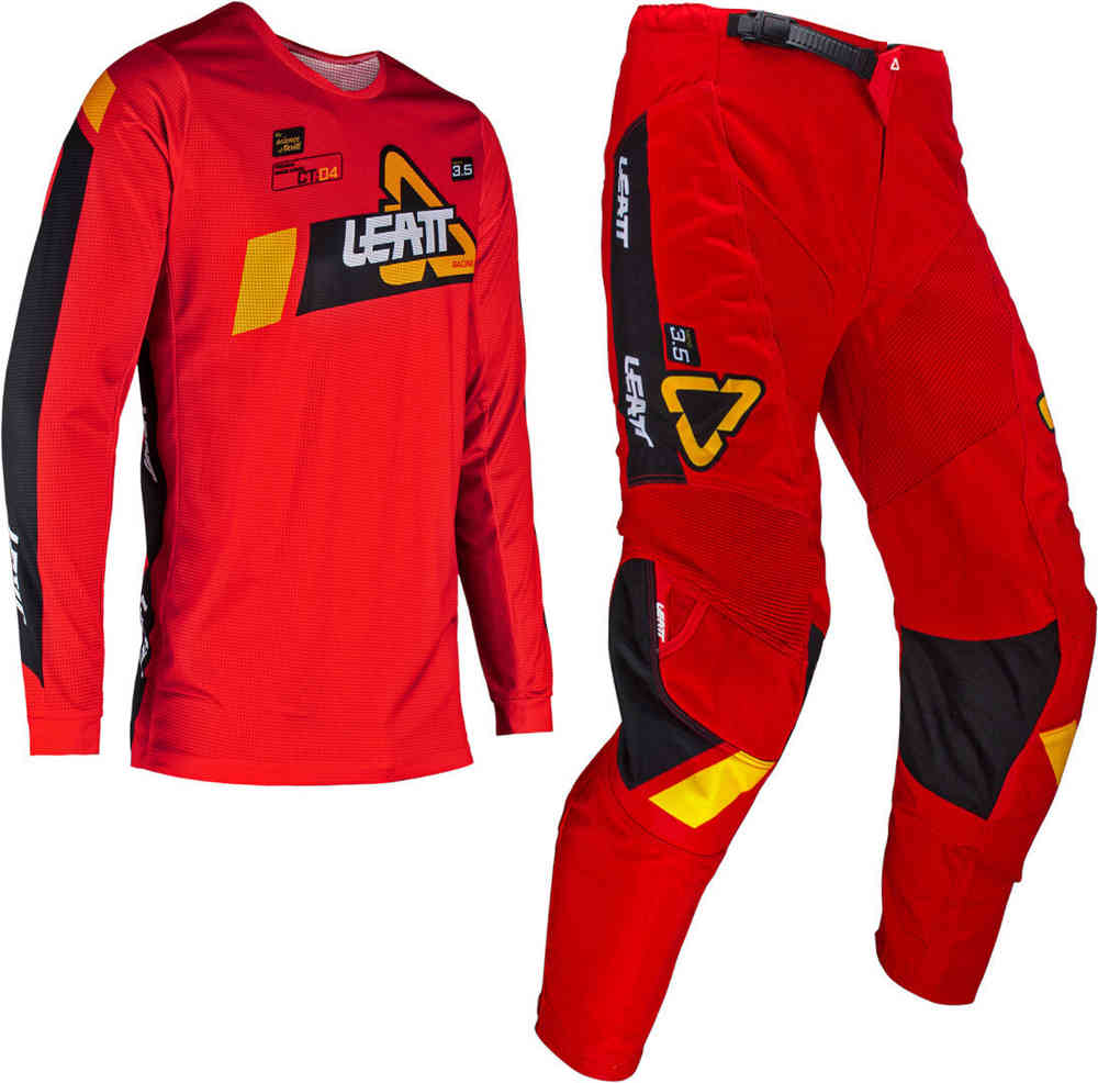 Leatt 3.5 Ride 2024 Ungdom Motocross Jersey og Pants Set