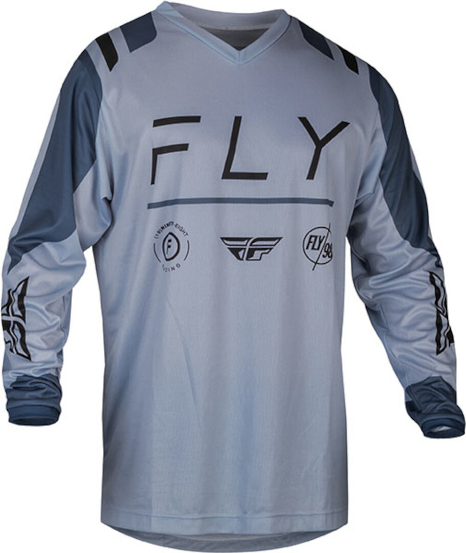Fly Racing F-16 2024 Джерси для мотокросса Светло-серый/Темно-серый S 
