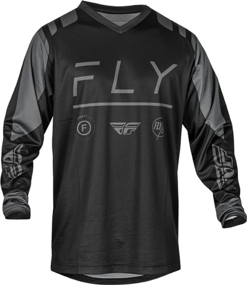 Fly Racing F-16 2024 Джерси для мотокросса Черный/Серый S 