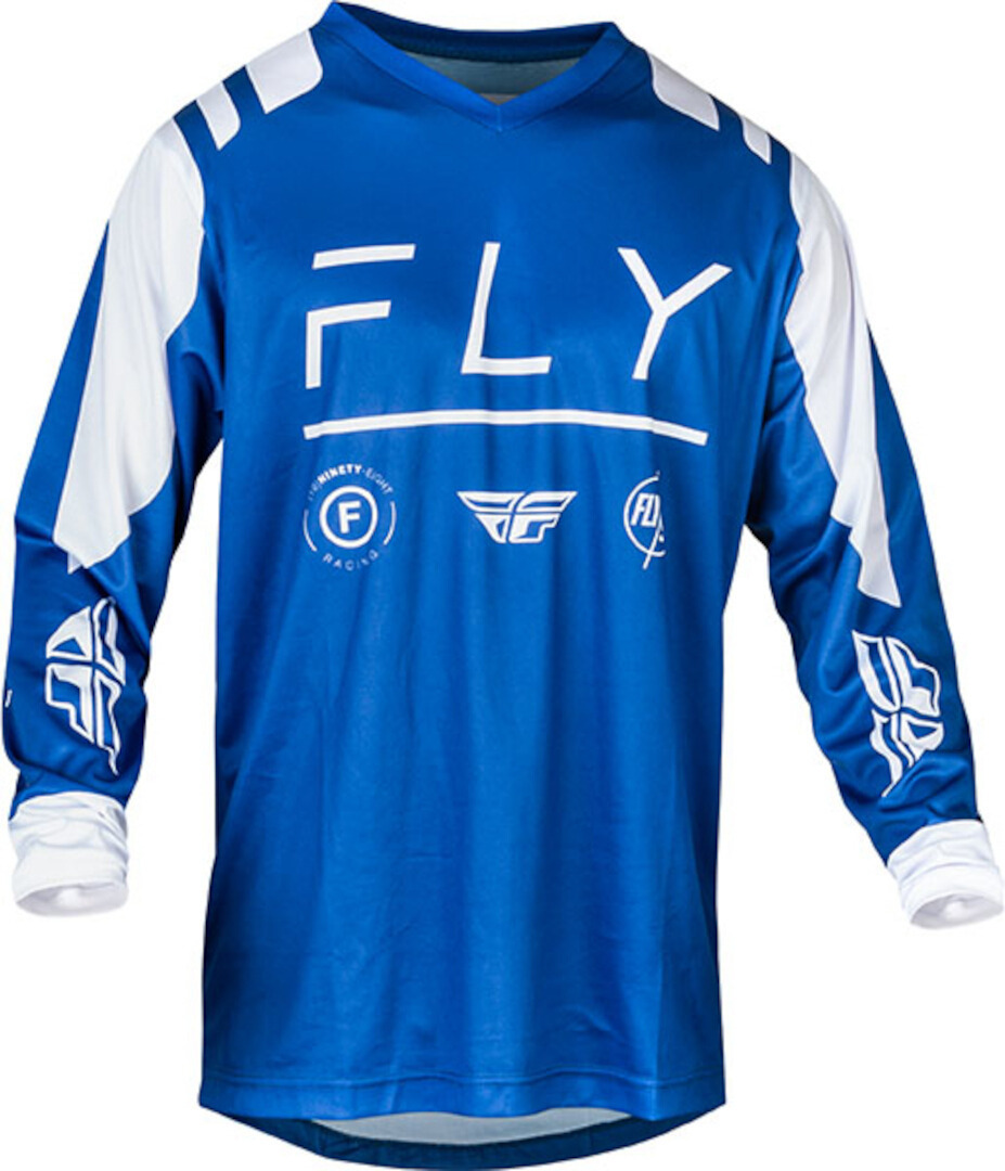 Fly Racing F-16 2024 Джерси для мотокросса Синий/Белый S 