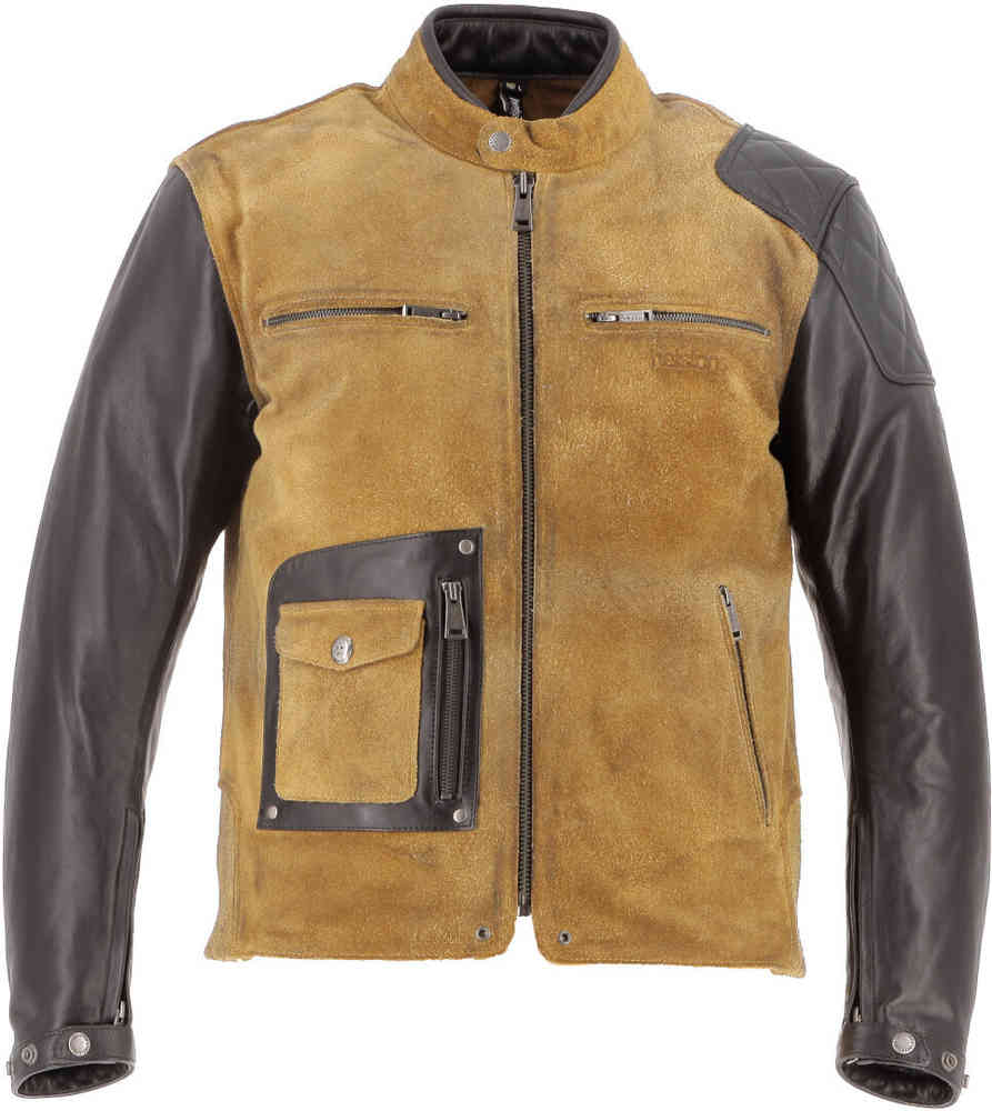 Helstons Johnson Suede Blouson en cuir de moto