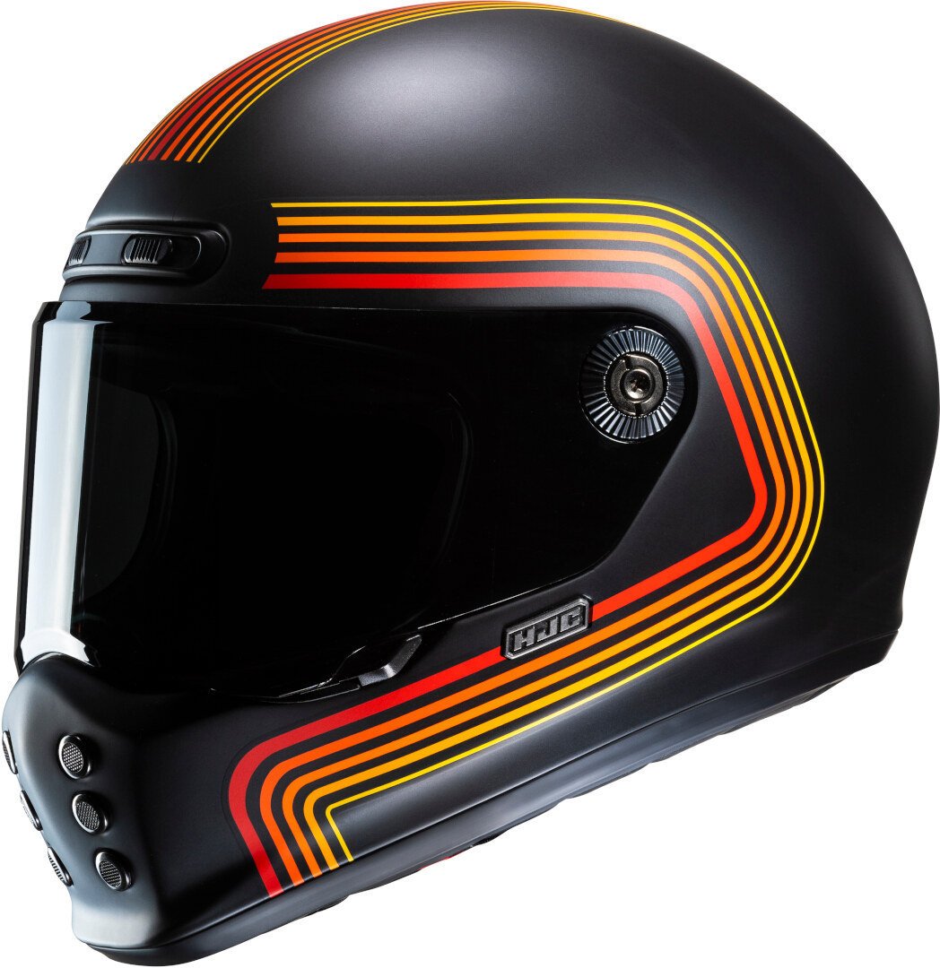 HJC V10 Foni Шлем Черный/Желтый/Красный XS (54/55) 