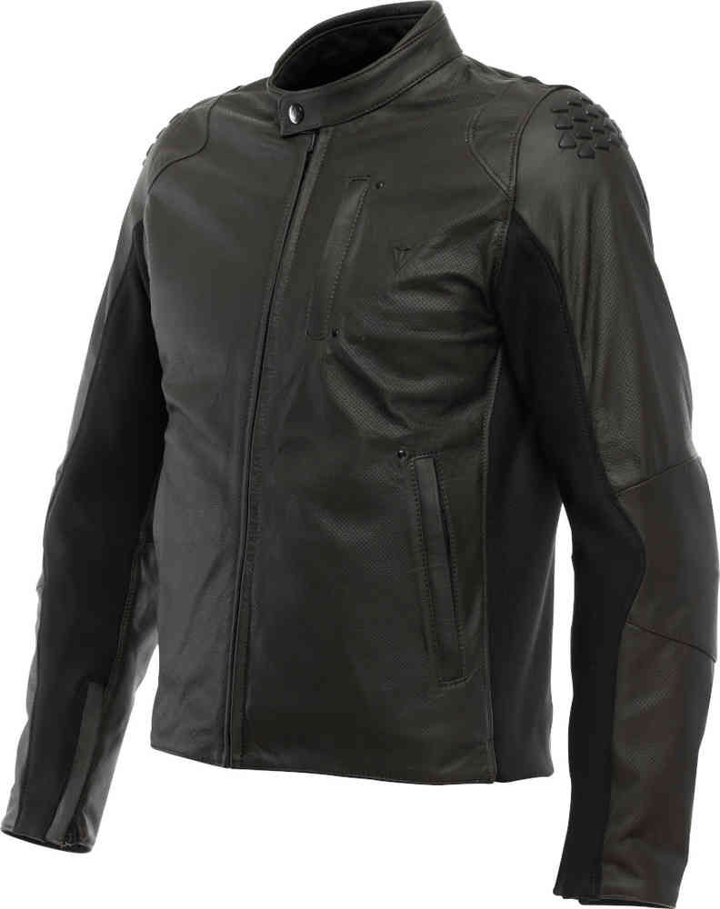 Dainese Istrice perforierte Motorrad Lederjacke