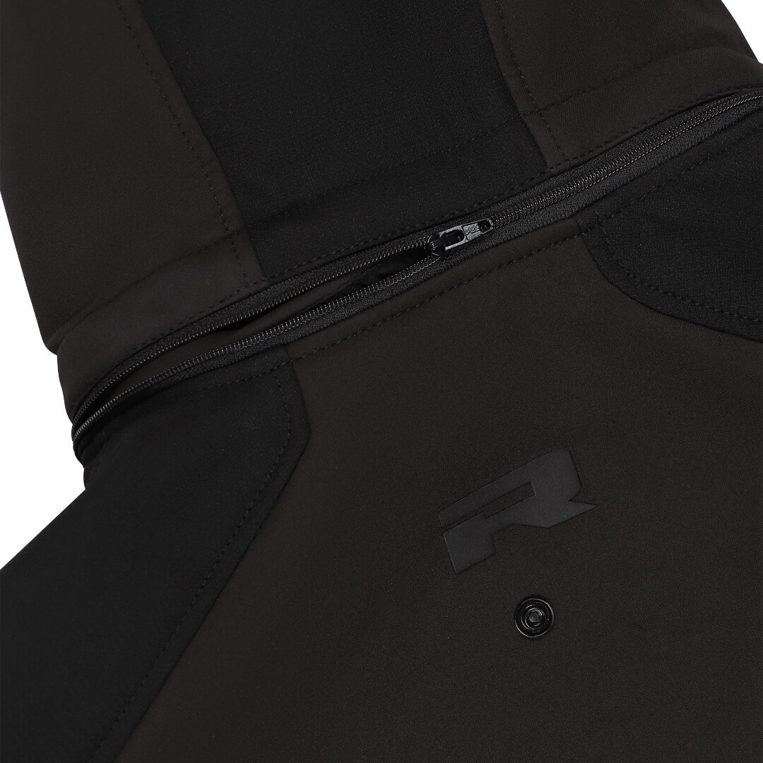 Side view of Richa Atomic 2 waterproof Motorcycle Textile Jacket, black, Size 6XL for Men