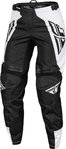 Fly Racing F-16 2024 noir/blanc Pantalon de motocross pour dames