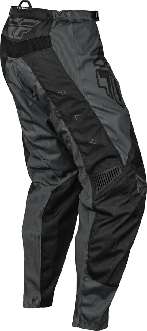 Side view of Fly Racing F-16 2024 Motocross Pants, black-grey, Size 32 for Men