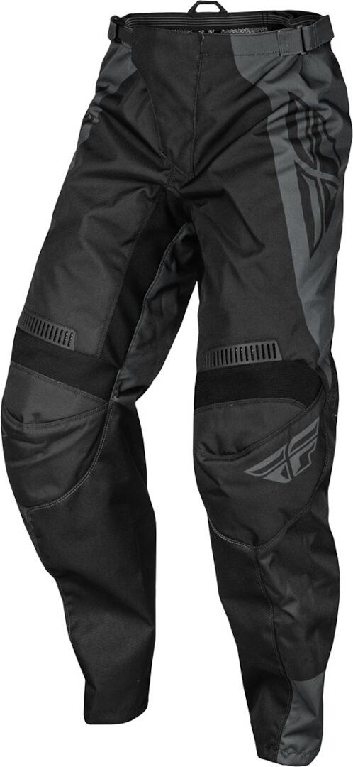 Side view of Fly Racing F-16 2024 Motocross Pants, black-grey, Size 32 for Men
