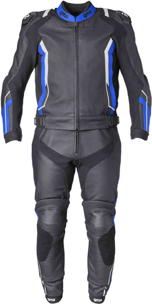 GMS GR-1 Two Piece Motorcycle Leather Suit