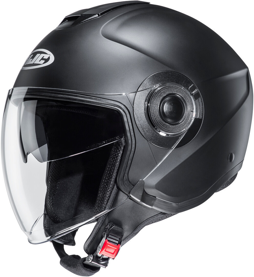Hjc Men's Black I40n Solid Jet Helmet, Size Xs 54 55 For