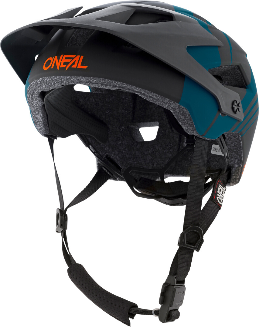 Oneal Defender Nova Bicycle Helmet, black-blue, Size L XL for Men