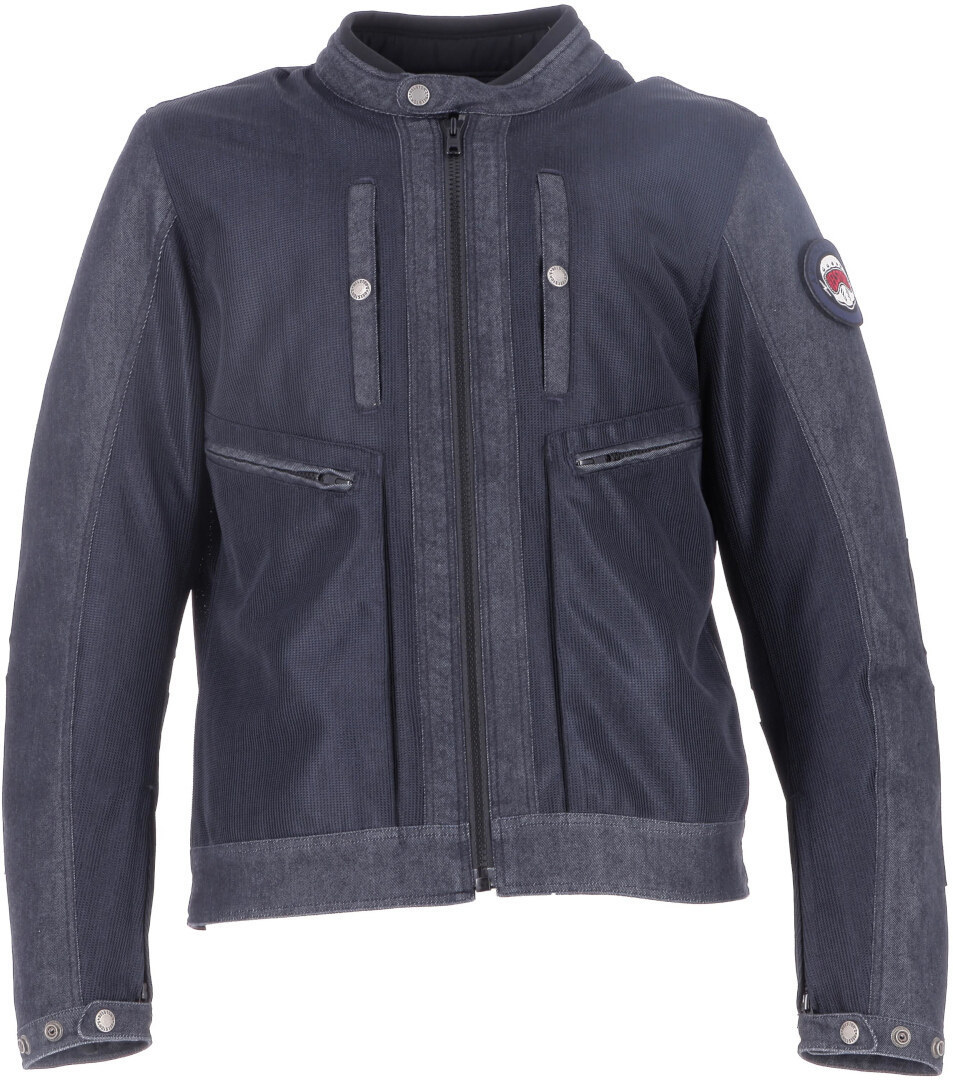 Helstons Raid Air Motorcycle Textile Jacket, blue, Size XL for Men