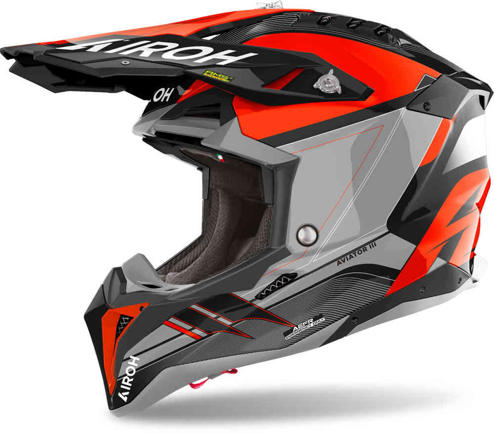 Airoh Aviator 3 Saber Motocross Helmet