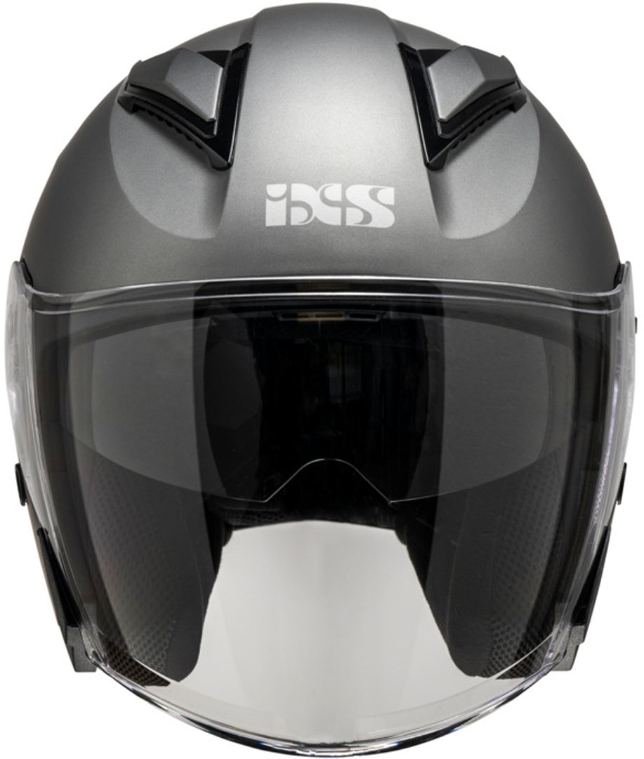 Side view of IXS iXS868 SV 1.0 Jet Helmet, grey, Size S for Men