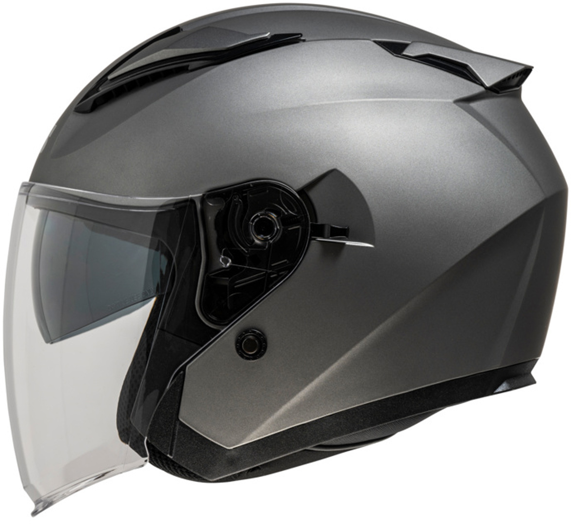 Side view of IXS iXS868 SV 1.0 Jet Helmet, grey, Size S for Men