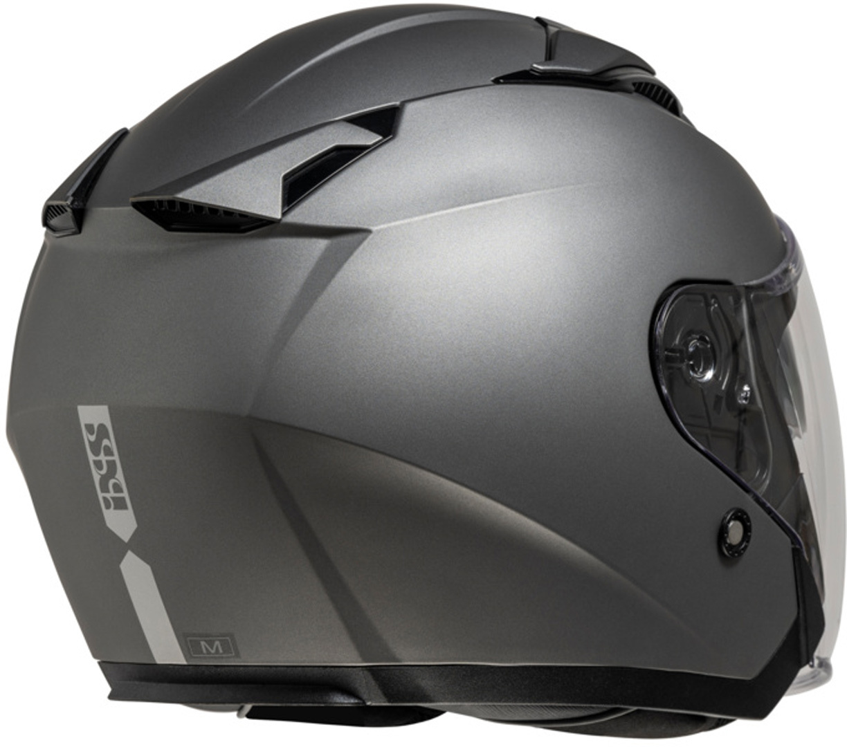 Side view of IXS iXS868 SV 1.0 Jet Helmet, grey, Size S for Men