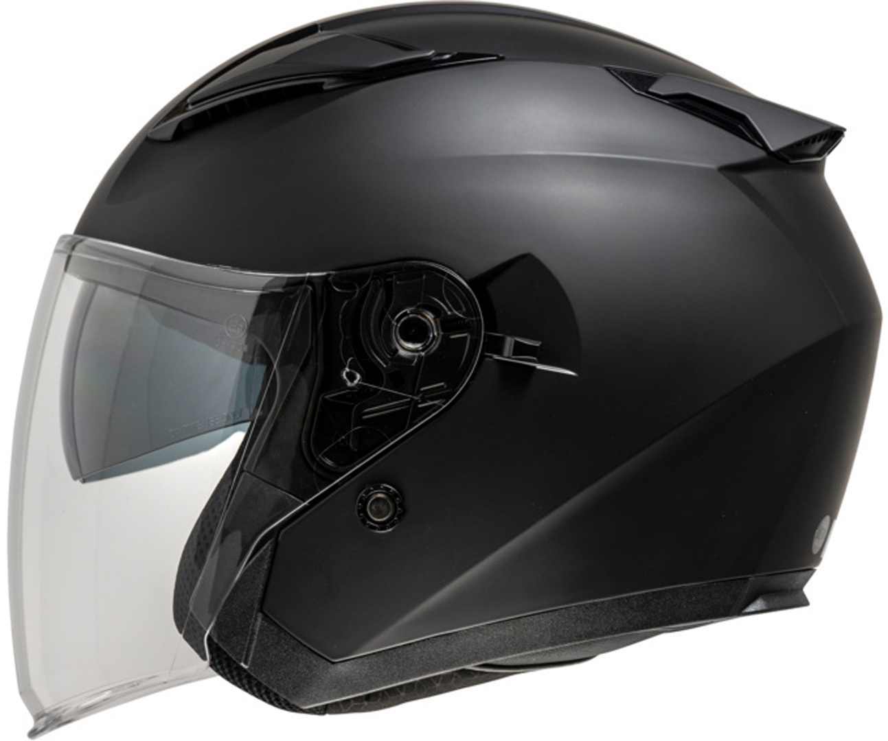 Side view of IXS iXS868 SV 1.0 Jet Helmet, black, Size S for Men