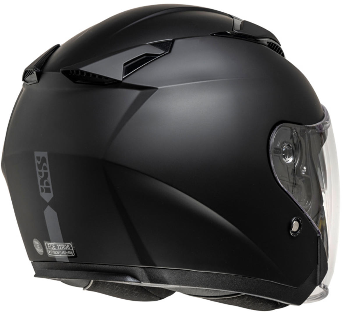 Side view of IXS iXS868 SV 1.0 Jet Helmet, black, Size S for Men
