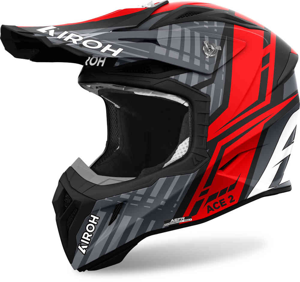 Airoh Aviator Ace 2 Proud Шлем для мотокросса Серый/Красный XS (53/54) 