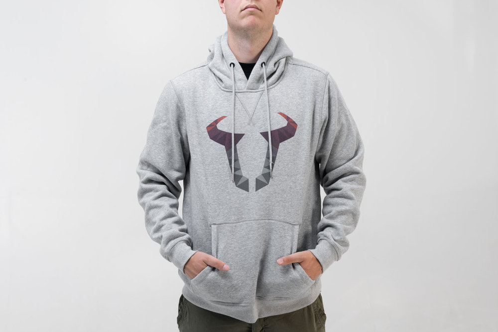 SW-Motech Bluza z kapturem - Street Line. Szary. Unisex. Rozmiar M.