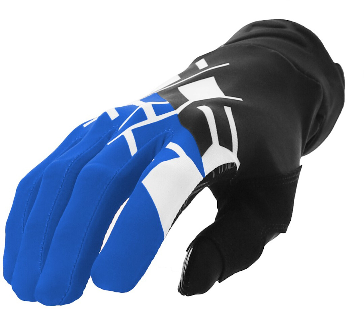 Acerbis MX Linear Motocross Gloves, black-blue, Size M for Men