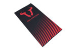 SW-Motech šátek - 50 x 25cm. Černá/červená. 100% polyester. Bezešvý.