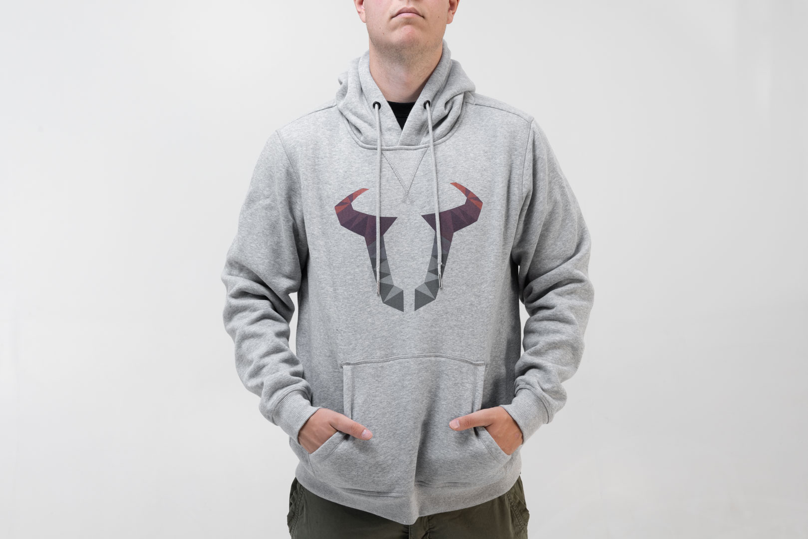 SW-Motech Kapuzenpullover - Street Line. Grau. Unisex. Größe S.