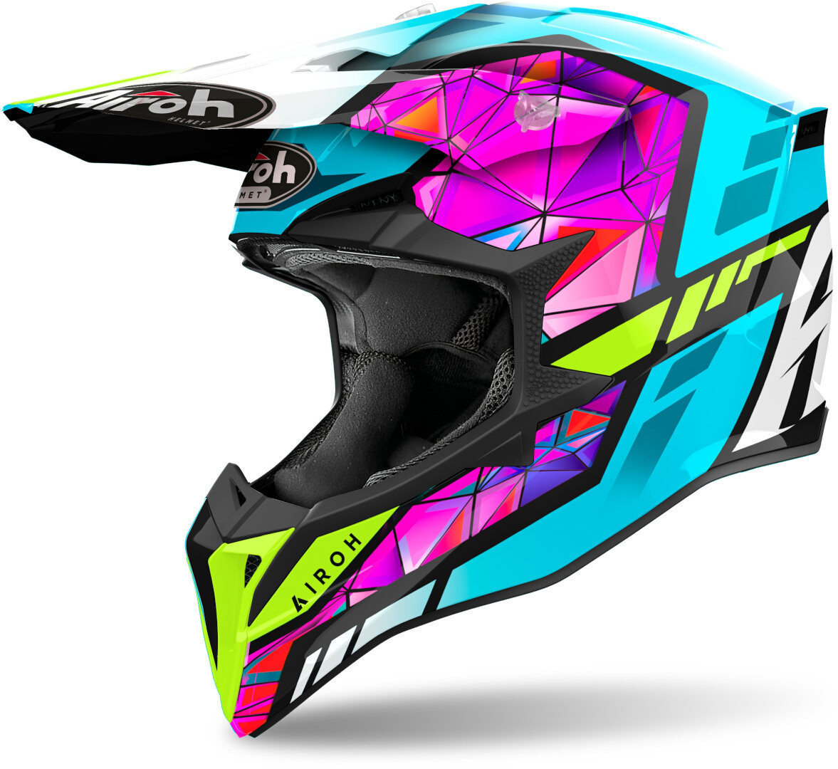 AIROH WRAAAP DIAMOND GLOSS HELMET