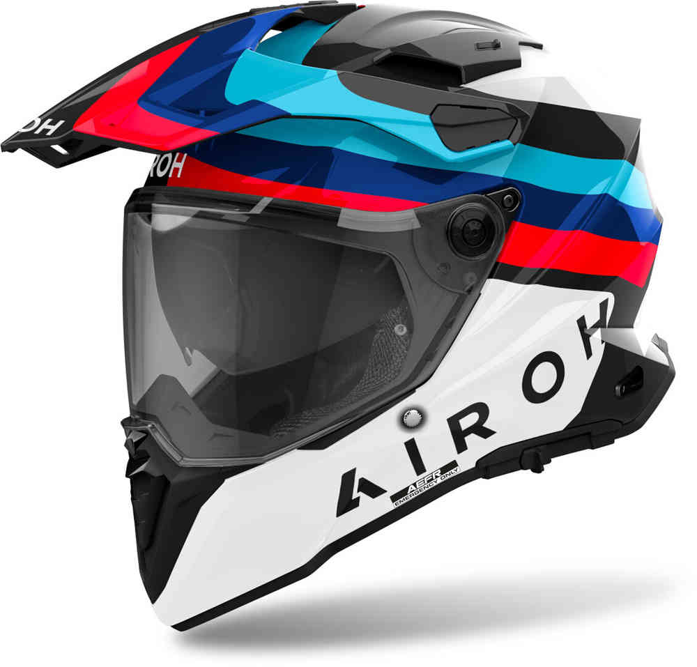 Casco Airoh Commander Skill White Gloss