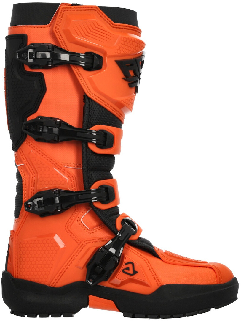 Photos - Motorcycle Boots ACERBIS Artiglio Motocross Boots, black-orange, Size 47 for Men 