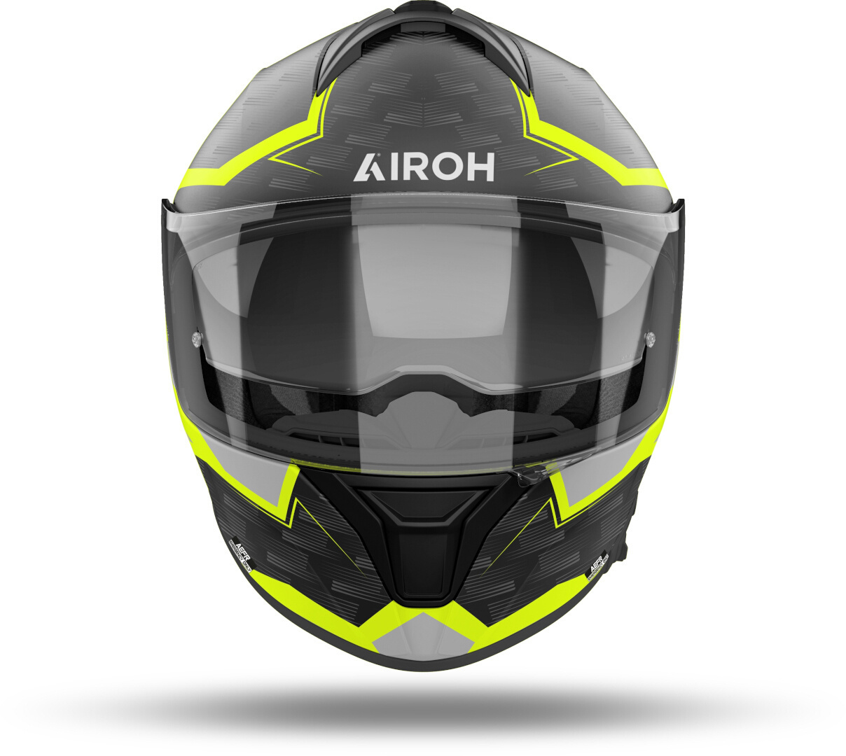 Side view of Airoh Spark 2 Zenith Helmet, black-yellow, Size XL for Men