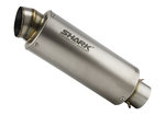 SHARK EXHAUST SRC 4 äänenvaimennin Ø60 mm L250 mm e3 1215 (9) / e24 00041G titaani hopea