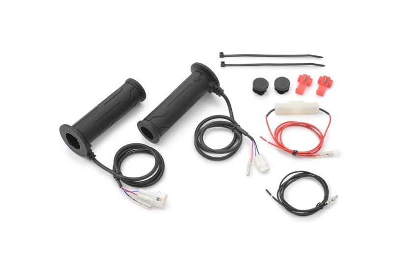 Daytona Poignées chauffantes 4 niveaux - Ø22.2mm avec protection de batterie (arrêt automatique)