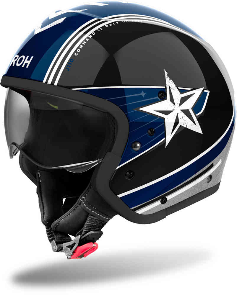 Casco moto airoh commander top