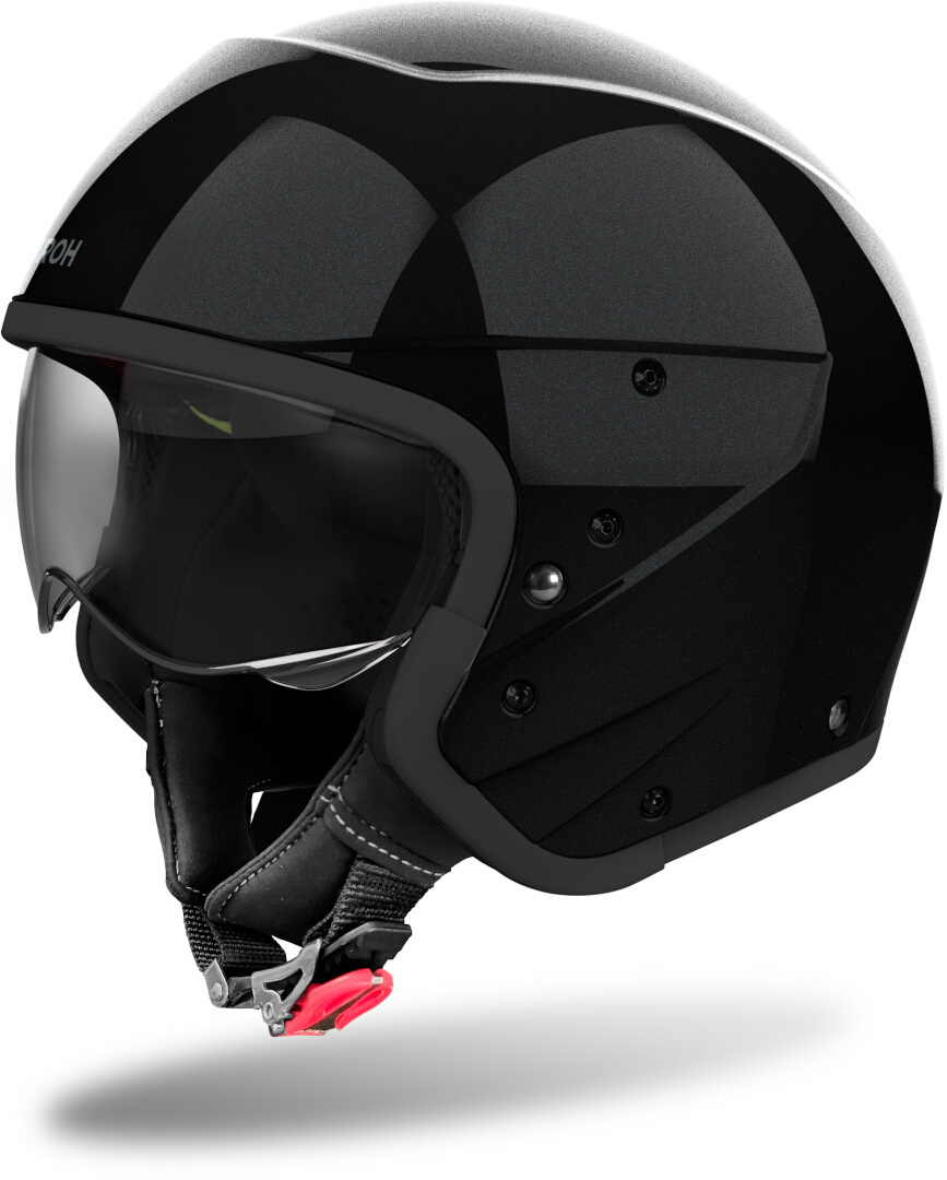 Airoh Men's Black J110 Color Jet Helmet, Size 2XL For
