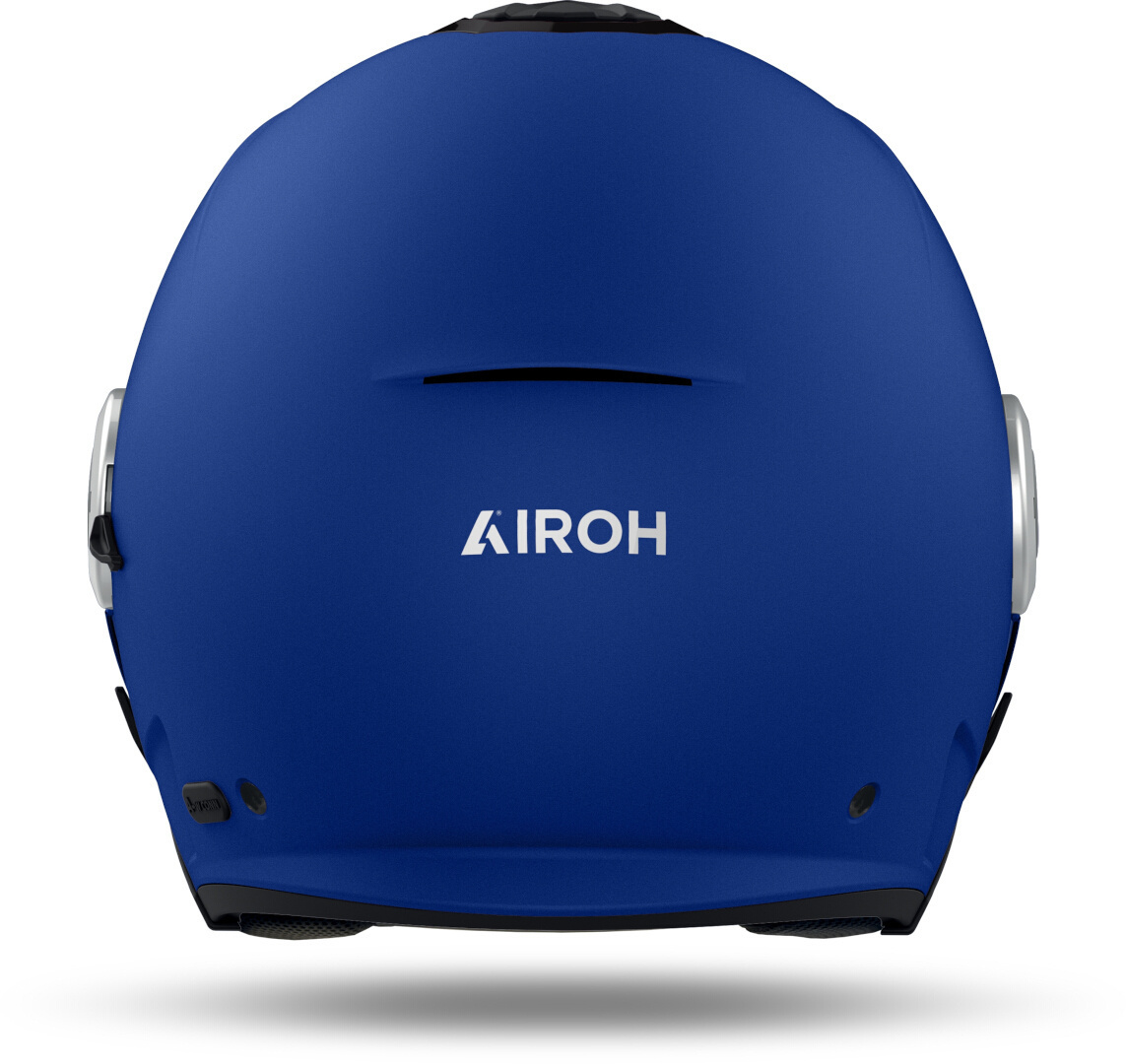 Side view of Airoh Helyos Color 06 Jet Helmet, blue, Size M for Men