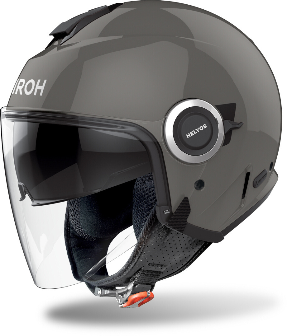 Airoh Men's Black Grey Helyos Color 06 Jet Helmet, Black-Grey, Size L For