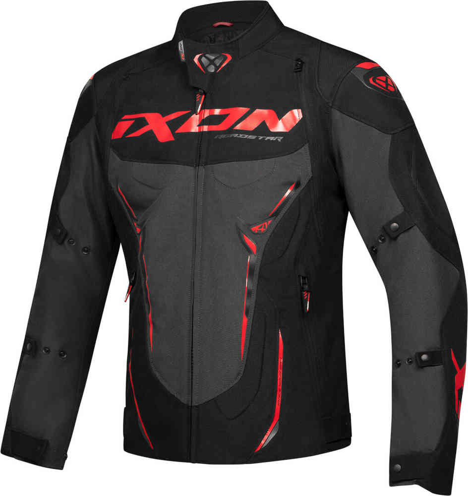 Ixon Roadstar Veste textile imperméable à l’eau pour moto