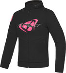 Ixon Touchdown zwart/roze Dames Motorfiets Textiel Jas