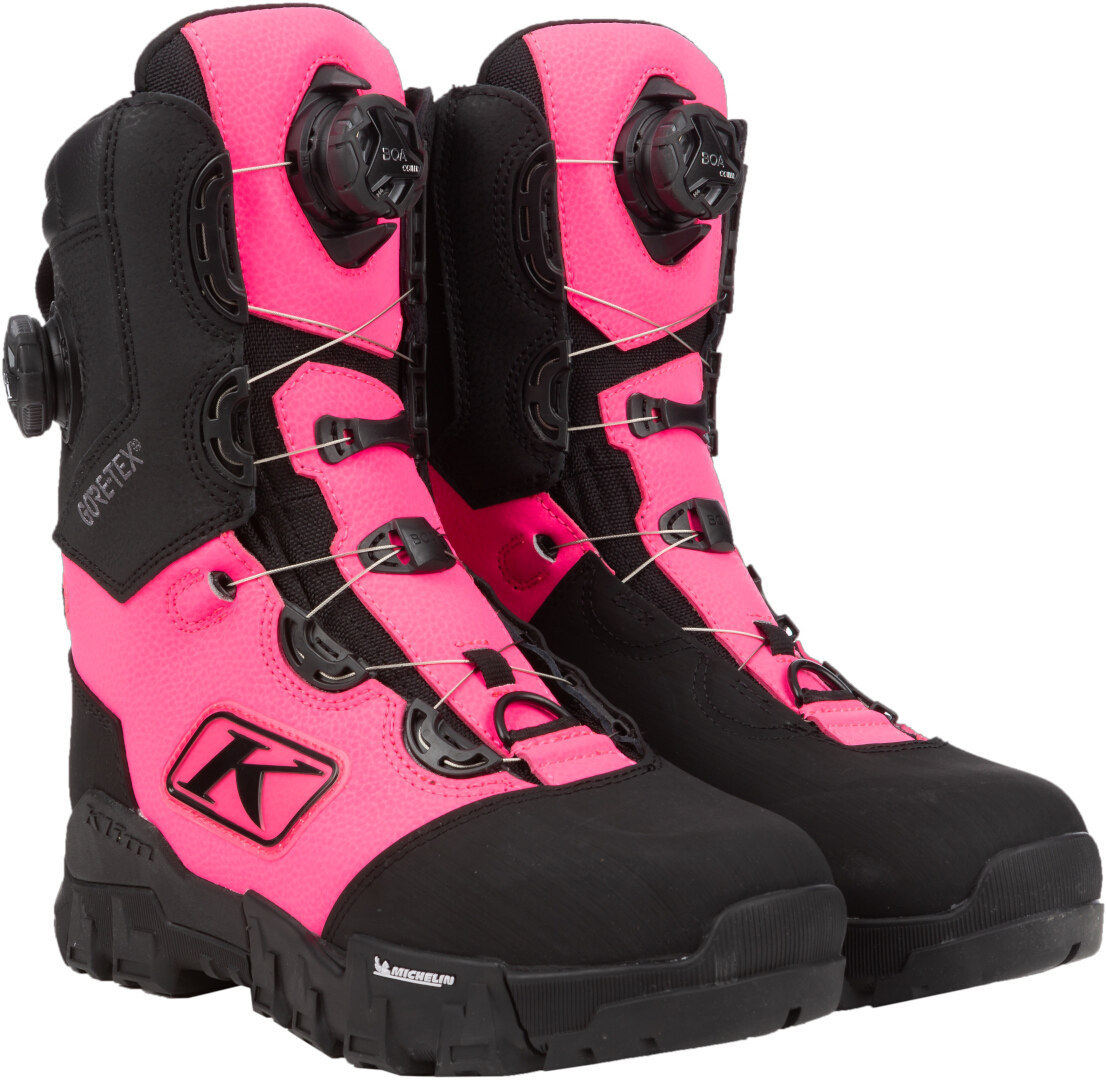 Klim Adrenaline Pro S GTX BOA Ботинки для снегоходов Черный/Розовый 4 