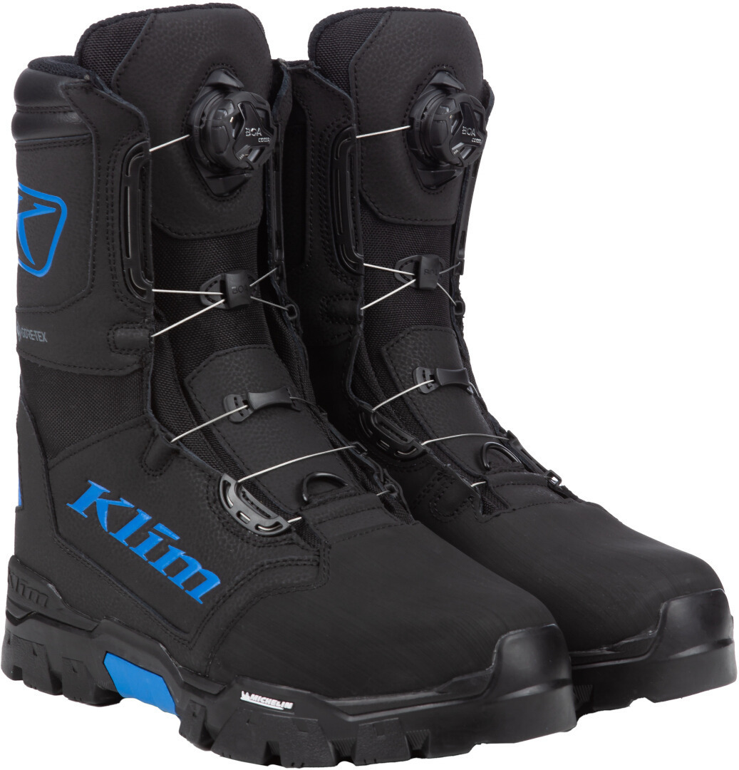 Klim Klutch GTX BOA Ботинки для снегоходов Черный/Синий 12 
