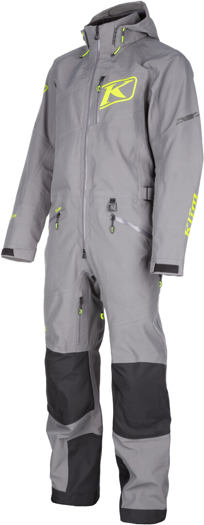 Klim Ripsa Vapor Цельный костюм для снегохода Серый/неоново-желтый S 