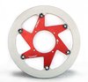 Vorschaubild für Beringer Aeronal runde schwimmend gelagerte Bremsscheibe - rot