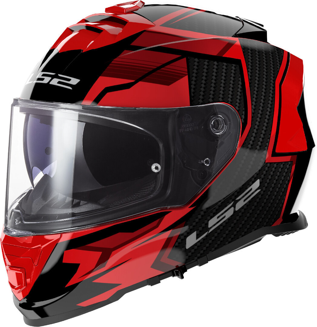 LS2 FF800 Storm II Tracker Шлем Черный/Красный XS (53/54) 