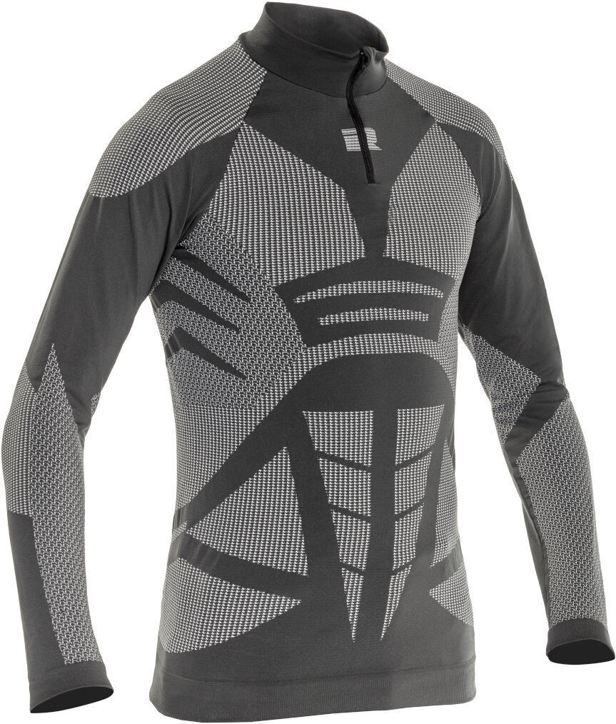 Richa All Season Langarm Funktionsshirt, grau, Größe M für Männer