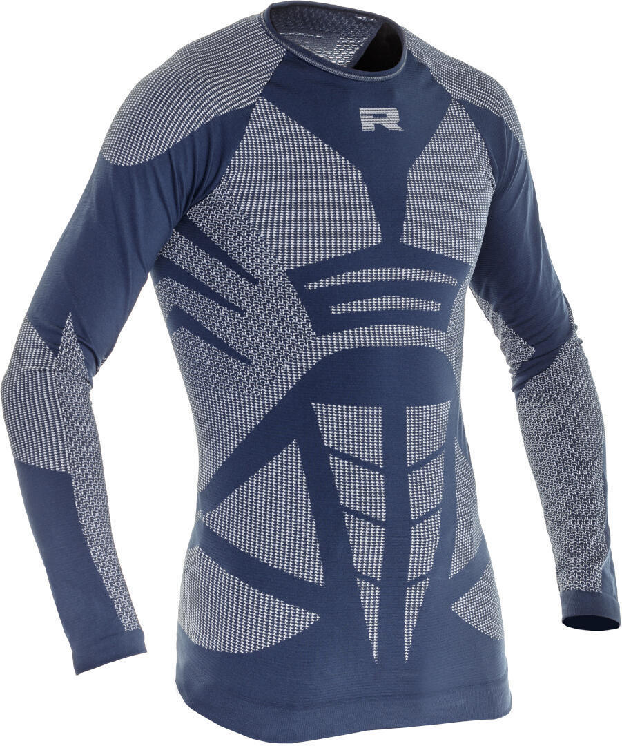 Richa Summer Langarm Funktionsshirt, blau, Größe S für Männer