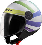 LS2 OF558 Sphere Lux II Swirl Jet Helmet