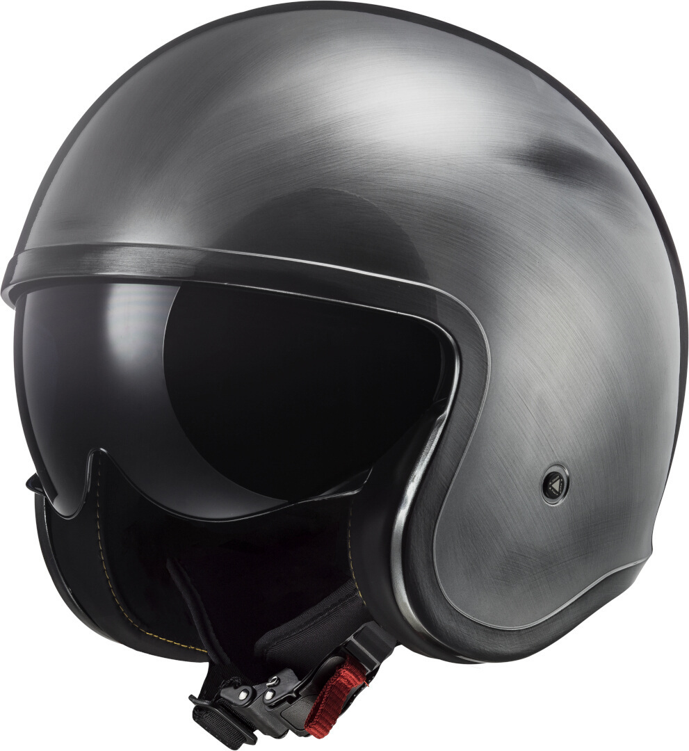 LS2 OF599 Spitfire II Jeans Kask odrzutowy, srebrny, Rozmiar S dla ty