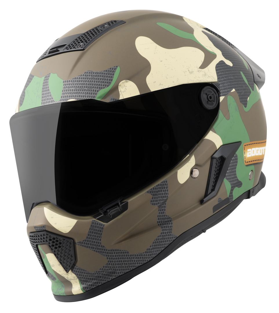 Bogotto Rapto Camo Шлем Матовый зеленый S 
